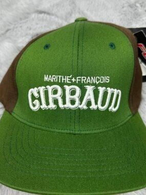 Marithe Francois Girbaud Flexfit Cap, Size S/M, Green/Brown, Vintage, NWT